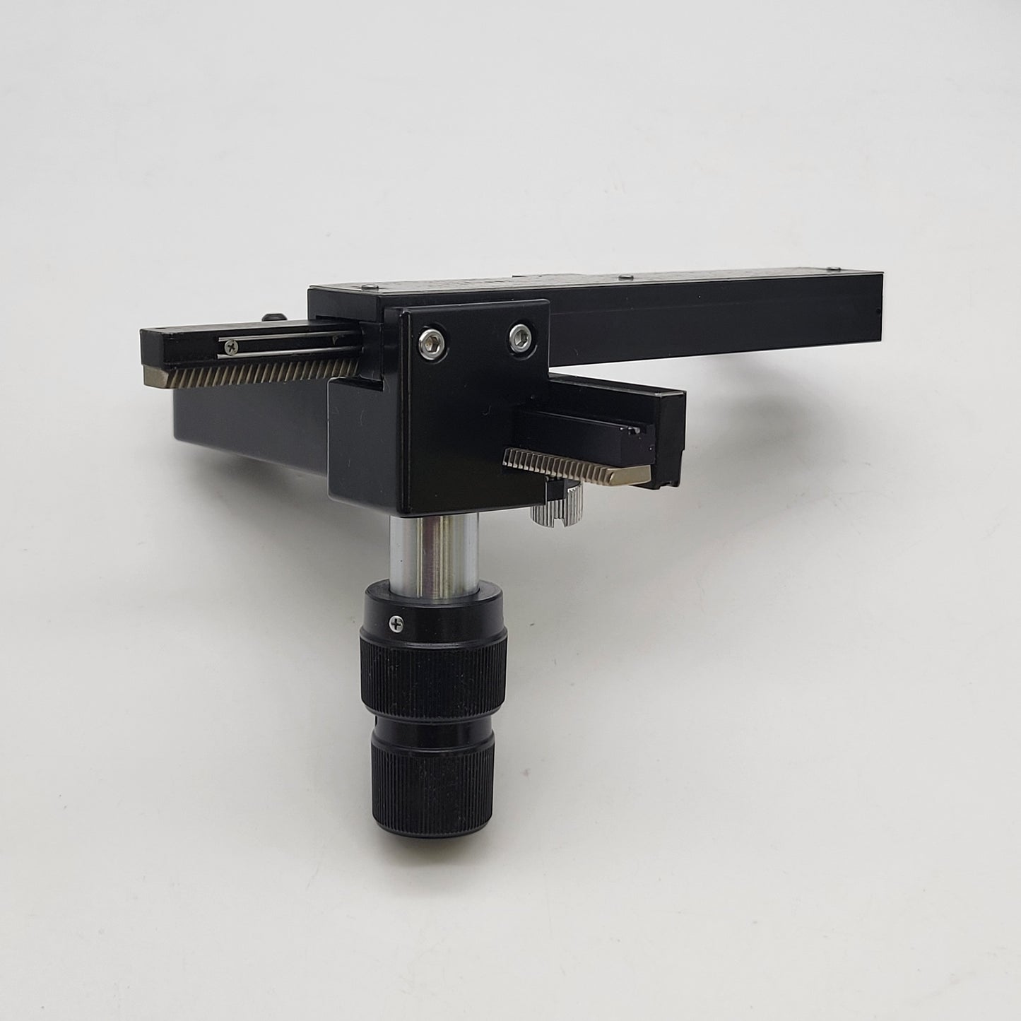 Olympus Microscope CH2 Mechanical XY Stage Coaxial Drive with Slide Holder CH-2 - Microscope Marketplace