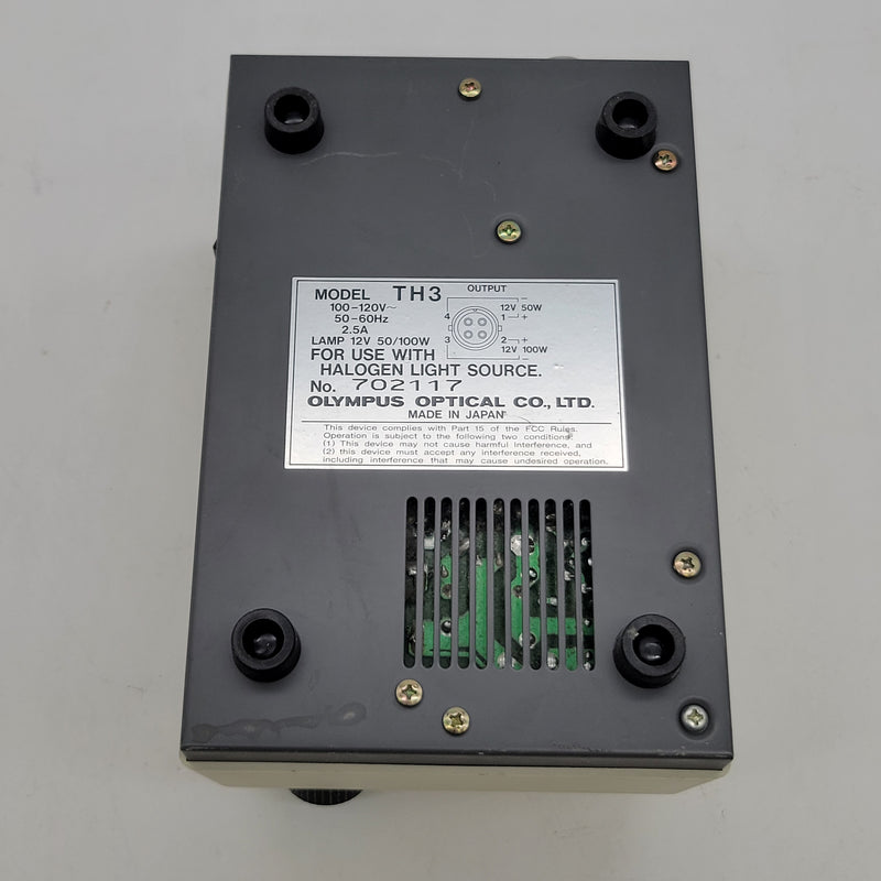 Olympus Microscope TH3 Halogen Lamphouse Power Supply - Microscope Marketplace