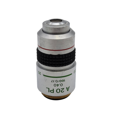 Olympus Microscope Objective A 20 PL 20x 160/0.17 Phase Contrast A20PL - Microscope Marketplace