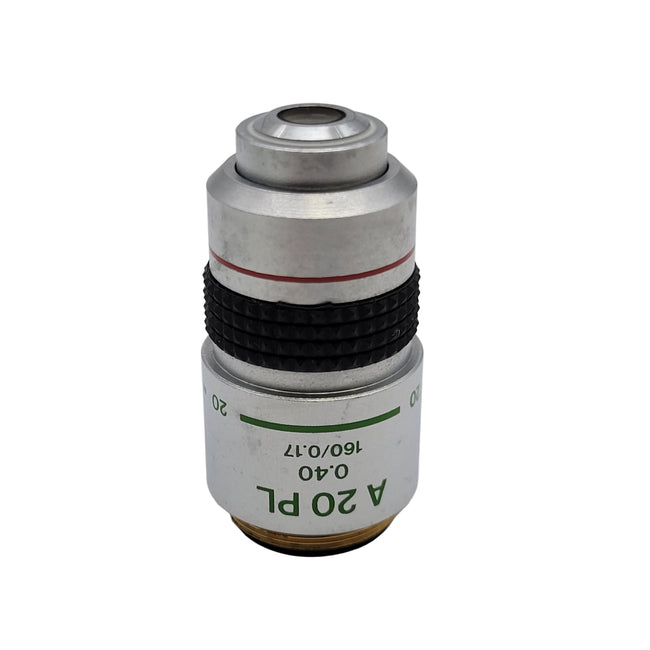 Olympus Microscope Objective A 20 PL 20x 160/0.17 Phase Contrast A20PL - Microscope Marketplace