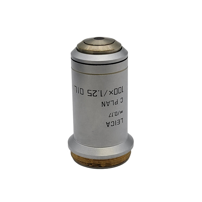Leica Microscope Objective C Plan 100x 1.25 Oil ∞/0.17 506072 - Microscope Marketplace