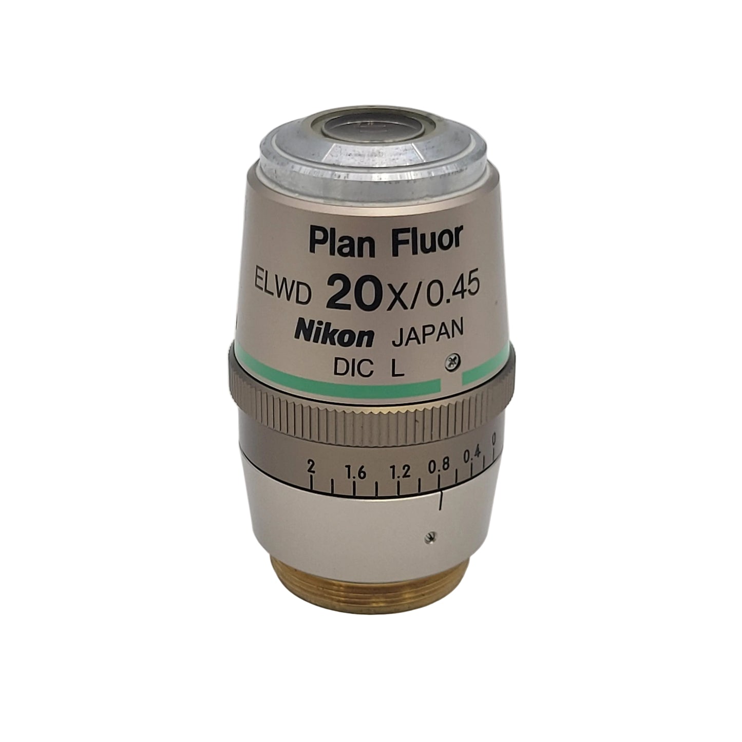 Nikon Microscope Objective Plan Fluor ELWD 20x with Correction Collar