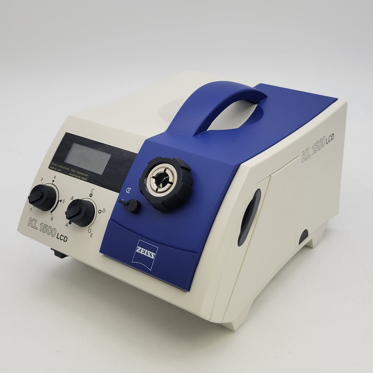 Zeiss Schott KL 1500 LCD Cold Light Source Microscope Fiber Optic Illuminator