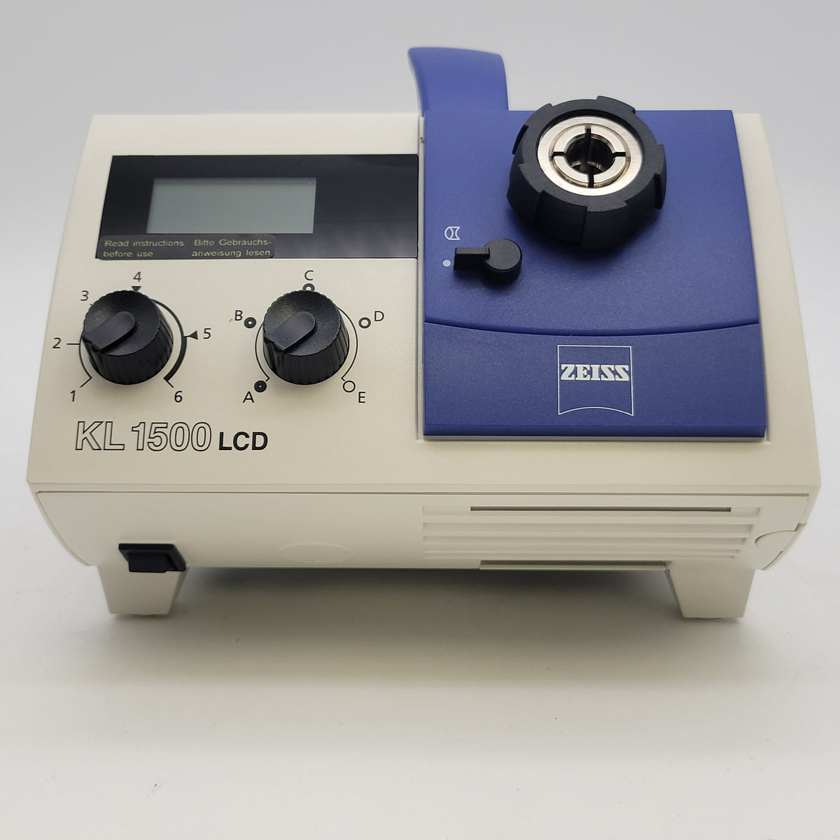 Zeiss Schott KL 1500 LCD Cold Light Source Microscope Fiber Optic Illuminator