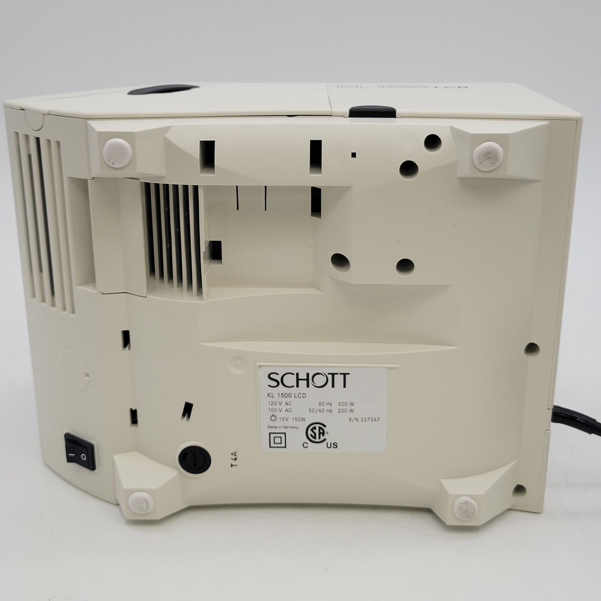 Zeiss Schott KL 1500 LCD Cold Light Source Microscope Fiber Optic Illuminator