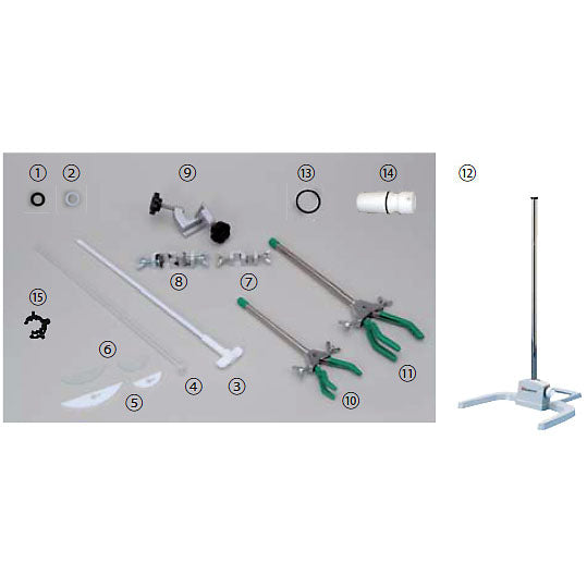 Yamato PTFE stirring shaft with blade (OLM18) - microscopemarketplace