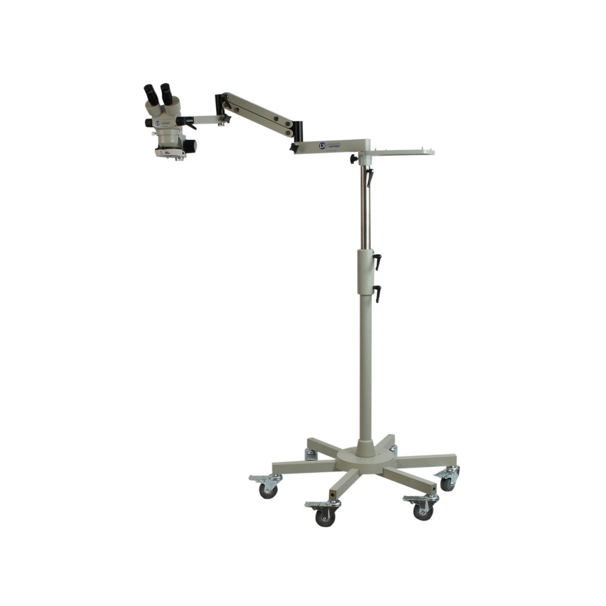 Accu-Scope Rolling Floor Stand W/ Articulating Arm | Microscope Marketplace