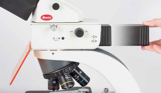 Motic BA210E W/ EPI-LED S Fluorescence Microscope - microscopemarketplace