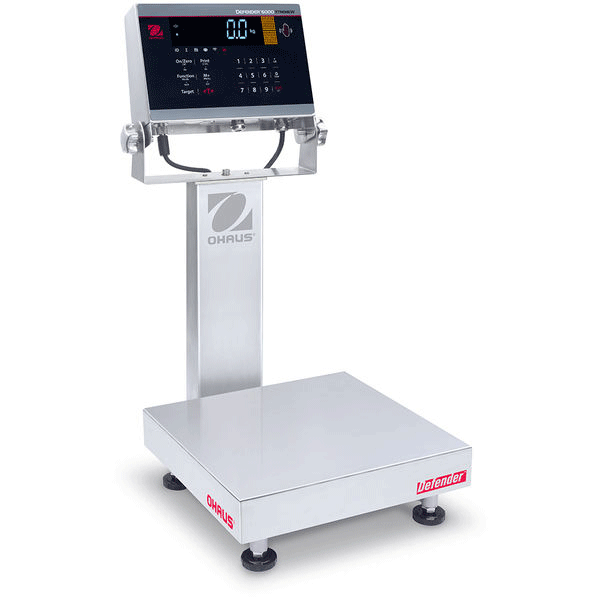 Ohaus D61XWE12WQR6 Defender 6000 I-D61XW Washdown Bench Scale 30631719 - microscopemarketplace