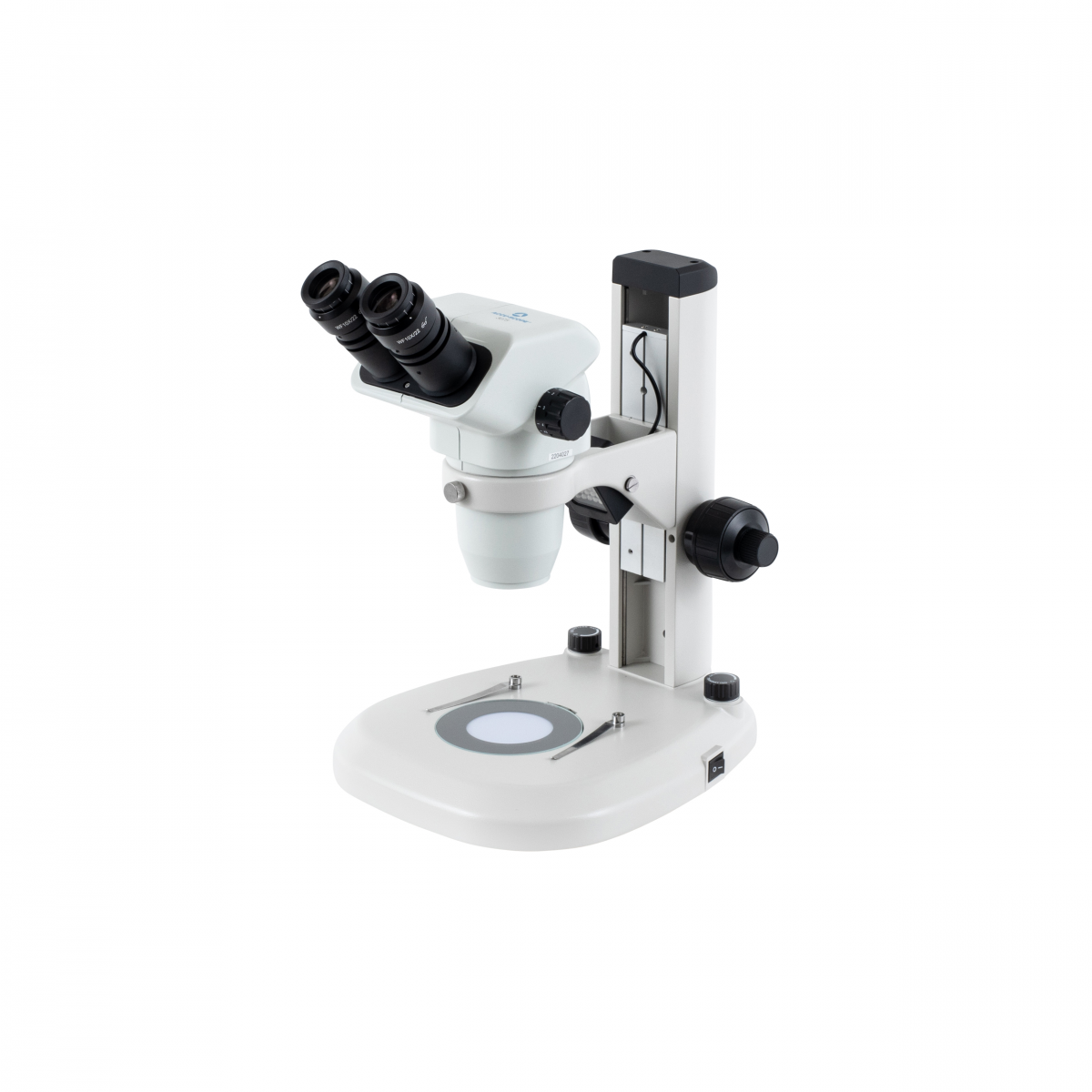 Accu-Scope 3075 Binocular Zoom Stereo Microscope on Coaxial Coarse Fine Focus LED Stand - microscopemarketplace