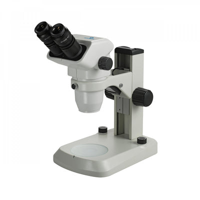 Accu-Scope 3075 Binocular Zoom Stereo Microscope on E-LED Stand - microscopemarketplace