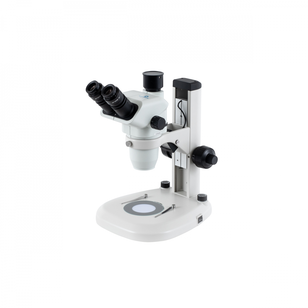 Accu-Scope 3075 Binocular Zoom Stereo Microscope on Coaxial Coarse Fine Focus LED Stand - microscopemarketplace