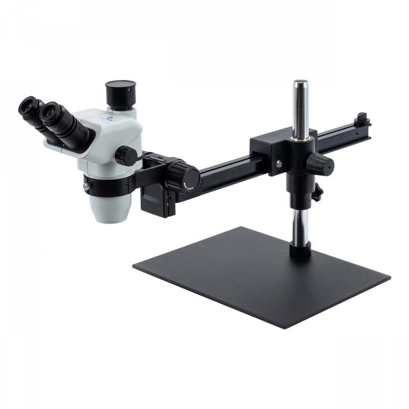 3075 Binocular Zoom Stereo Microscope on Gliding Boom Stand - microscopemarketplace