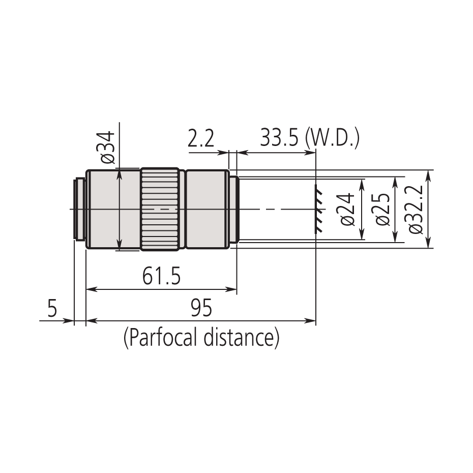 Mitutoyo 10x M Plan APO Objective - microscopemarketplace