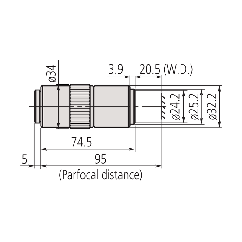 Mitutoyo 50x M Plan APO SL Objective - microscopemarketplace