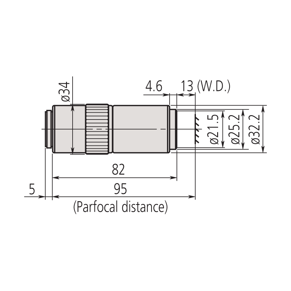 Mitutoyo 50x M Plan APO Objective - microscopemarketplace