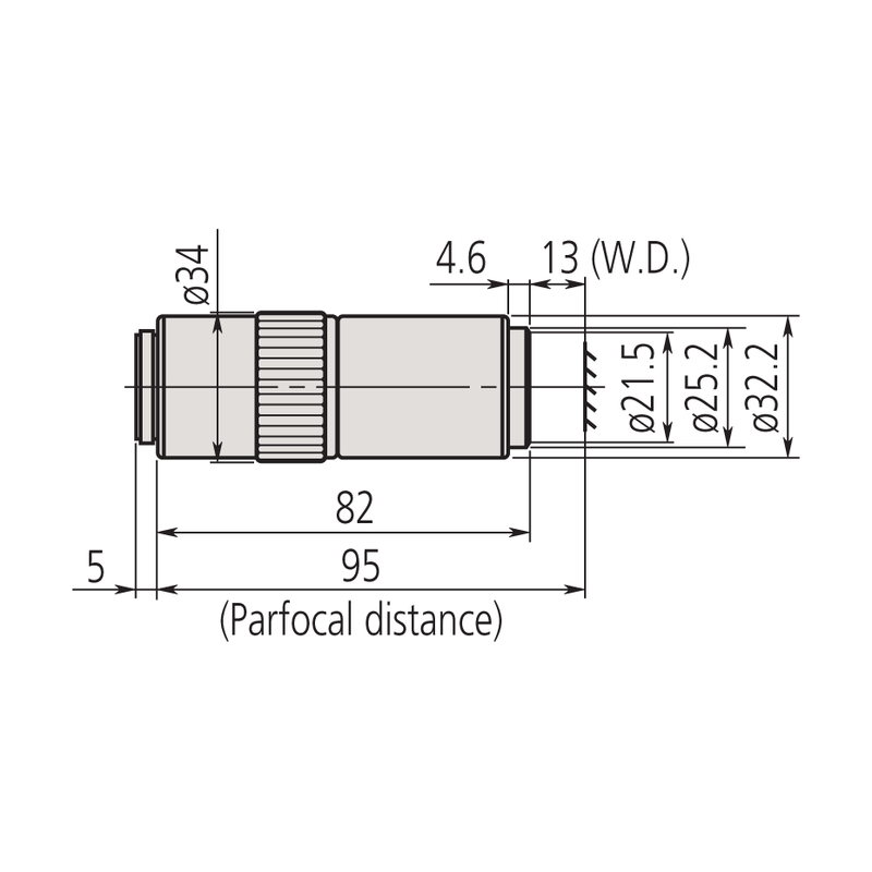 Mitutoyo 50x M Plan APO Objective - microscopemarketplace