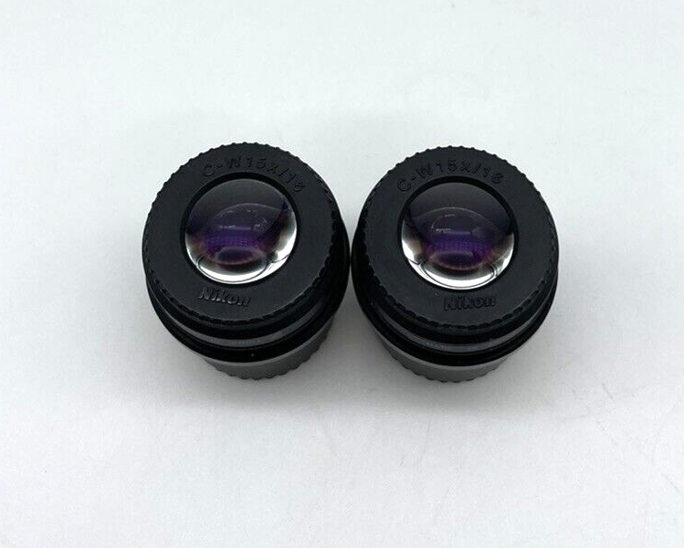 Nikon Microscope C-W15x Eyepieces for Stereo Microscope - microscopemarketplace