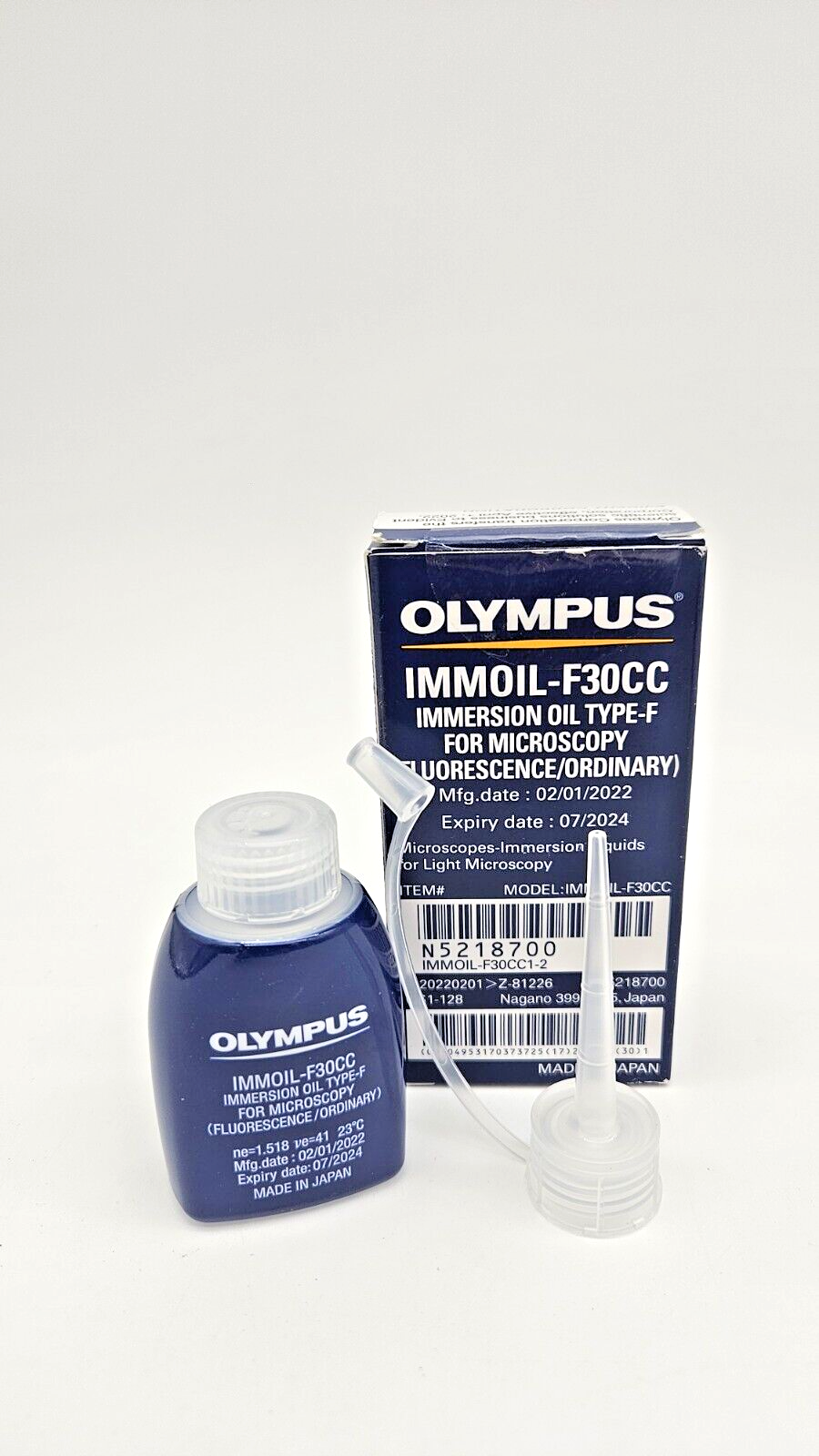 Olympus Microscope Immersion Oil F30CC - microscopemarketplace