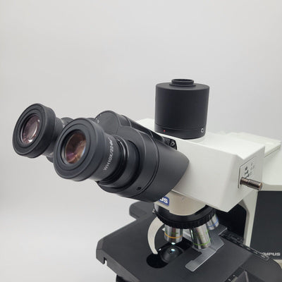 Olympus Microscope BX43 LED with Phase Contrast and Trinocular Head - microscopemarketplace