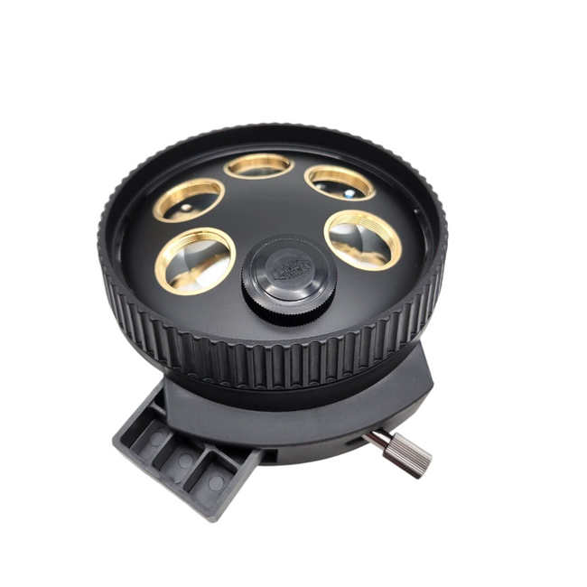 Olympus Microscope Nosepiece U-D6RE Sextuple 6 Position Turret & Analyzer Slot - microscopemarketplace