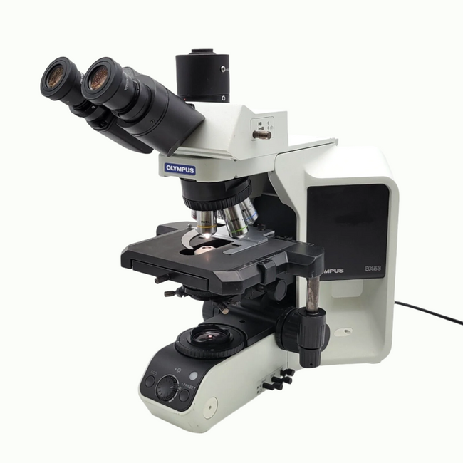 Olympus Microscope BX53 with Trinocular Head & 2x Objective for Pathology / Mohs - microscopemarketplace