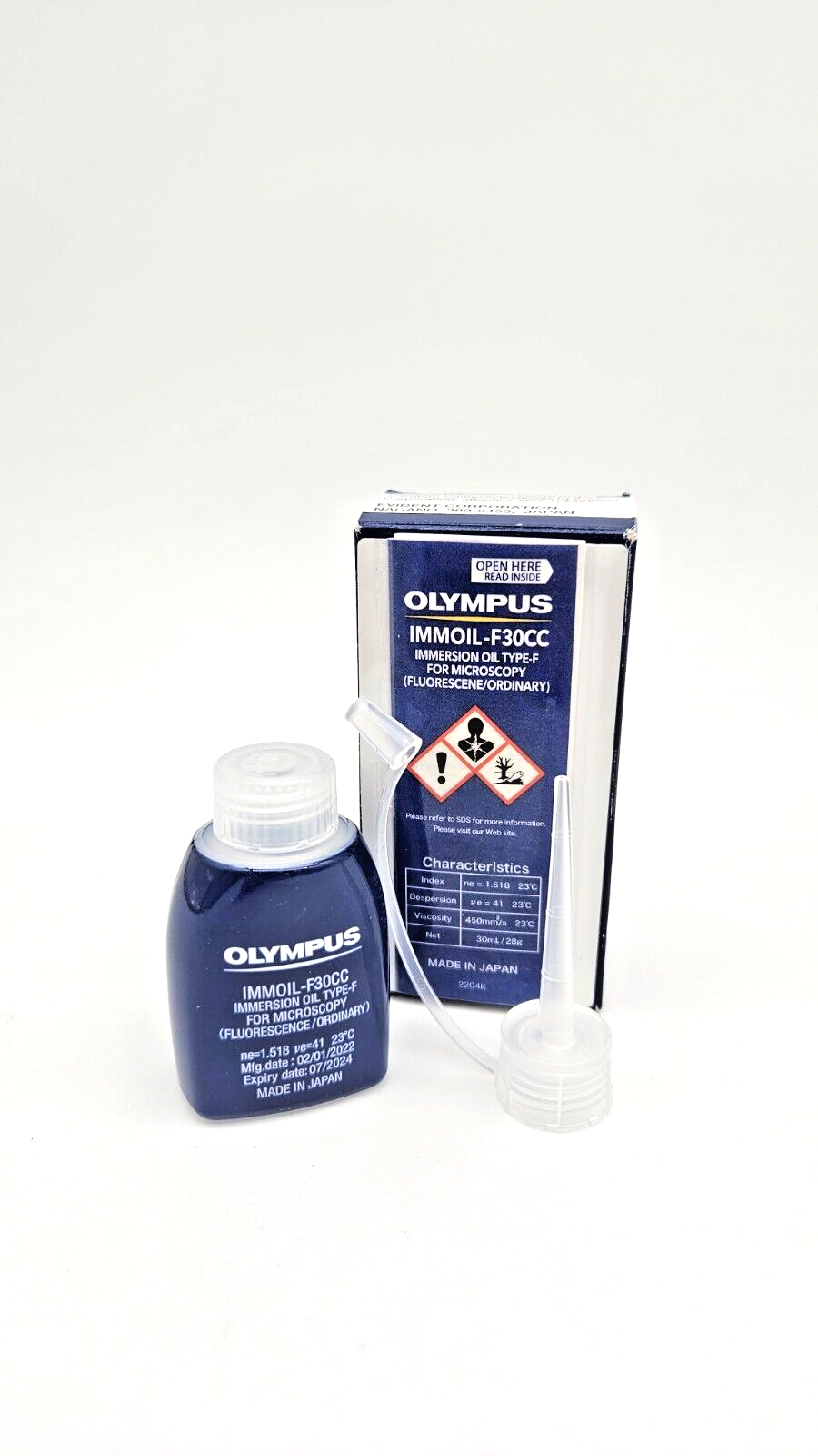 Olympus Microscope Immersion Oil F30CC - microscopemarketplace