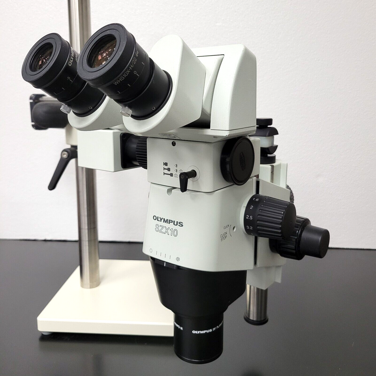 Microscope Base Riser Olympus Olympus Stereo Microscope SZX10 with Phototube and Boomstand ...