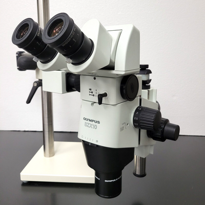 Olympus Stereo Microscope SZX10 with Phototube and Boomstand - microscopemarketplace