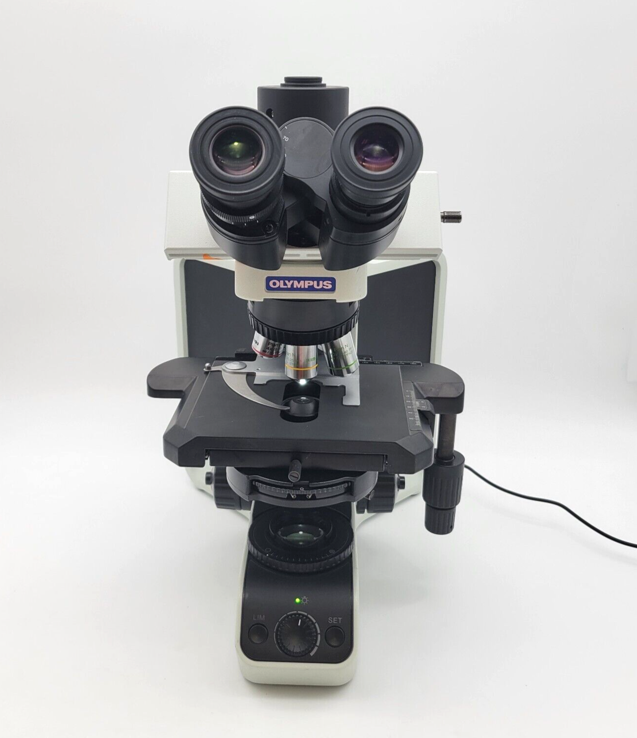 Olympus Microscope BX43 LED with Phase Contrast and Trinocular Head - microscopemarketplace