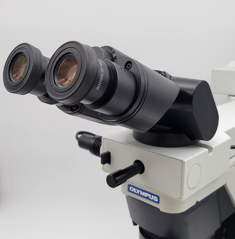 Olympus Microscope BX46 with Front to Back Dual Bridge & 2x for Pathology / Mohs - microscopemarketplace