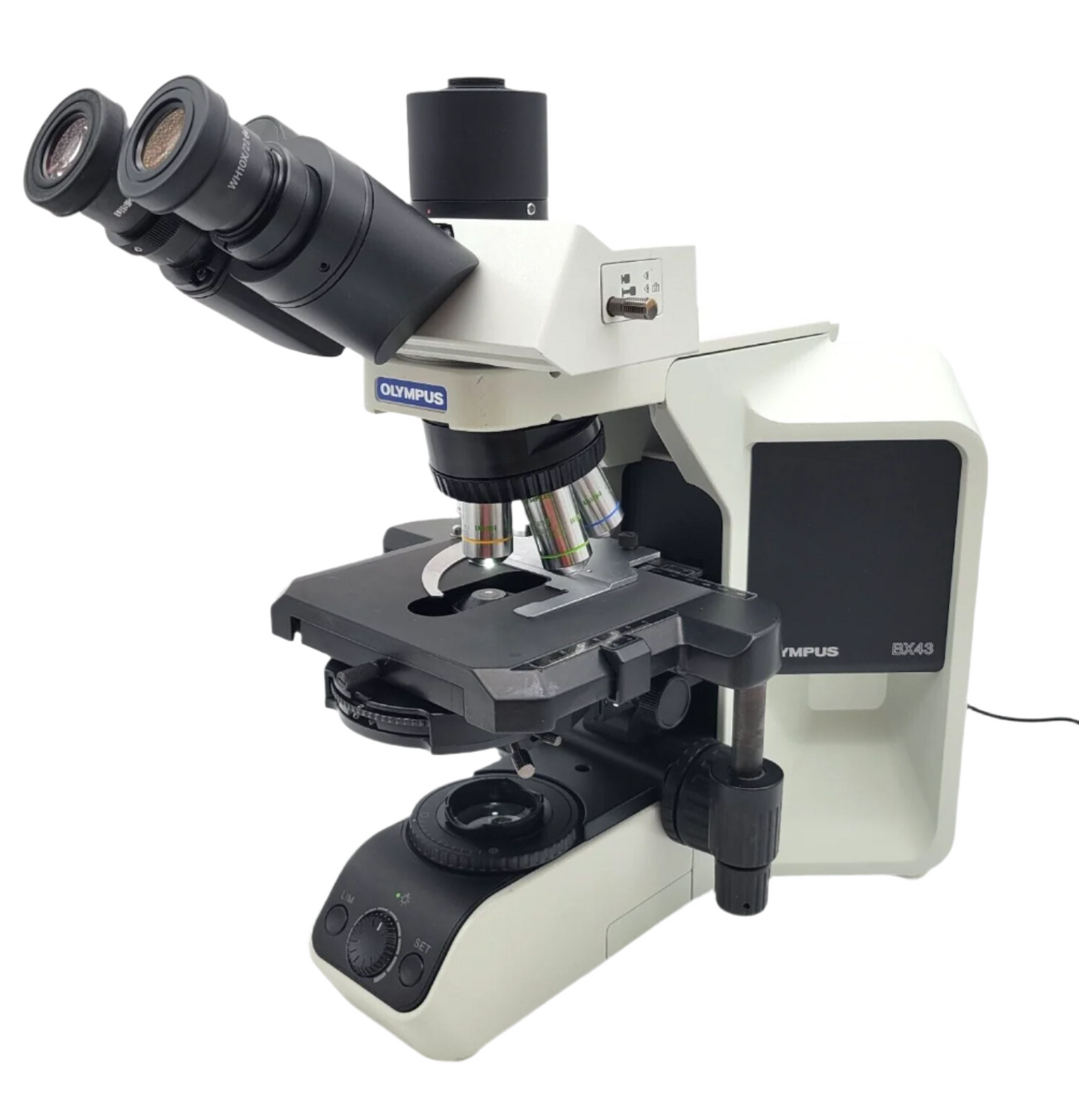 Olympus Microscope BX43 LED with Phase Contrast and Trinocular Head - microscopemarketplace