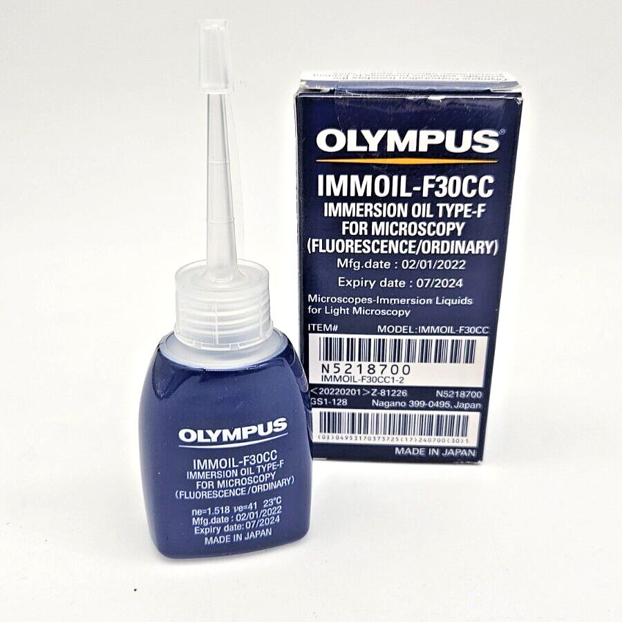 Olympus Microscope Immersion Oil F30CC | Microscope Marketplace