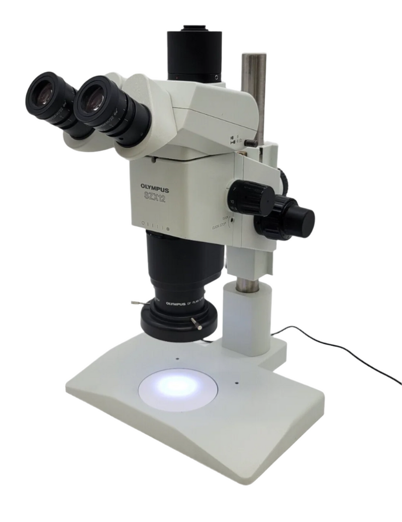 Olympus Stereo Microscope SZX12 with Trinocular Head - microscopemarketplace