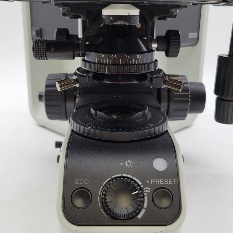 Olympus Microscope BX53 with Trinocular Head & 2x Objective for Pathology / Mohs - microscopemarketplace