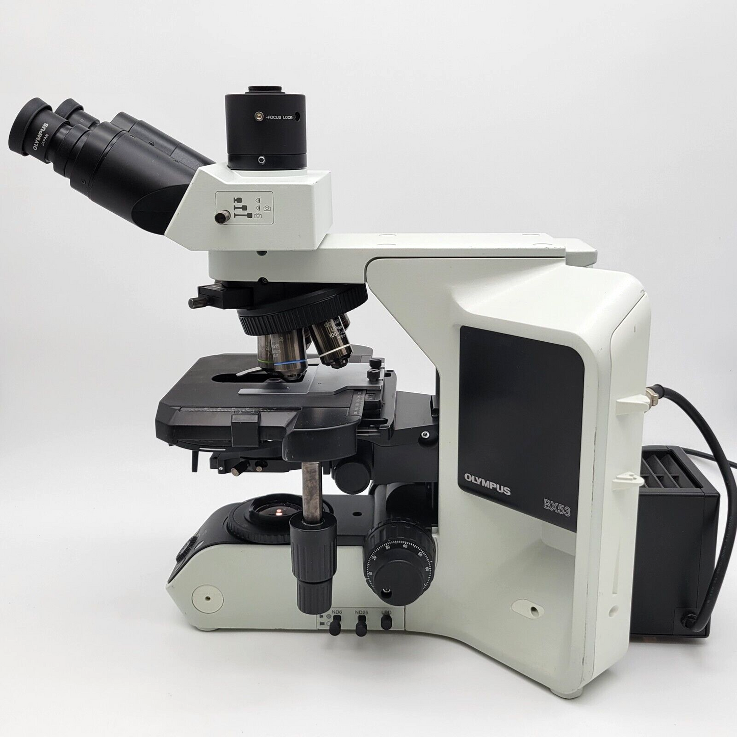 Olympus Microscope BX53 with DIC, Fluorite Objectives, & 6 Position Nosepiece - microscopemarketplace