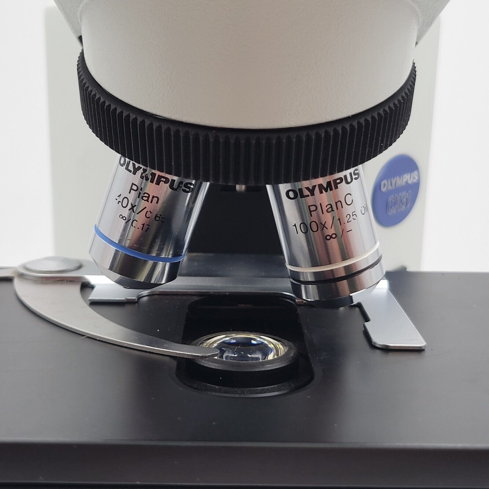 Olympus Microscope CX31 with 4x, 10x, 40x, & 100x Objectives