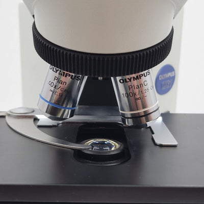 Olympus Microscope CX31 with 4x, 10x, 40x, & 100x Objectives - microscopemarketplace