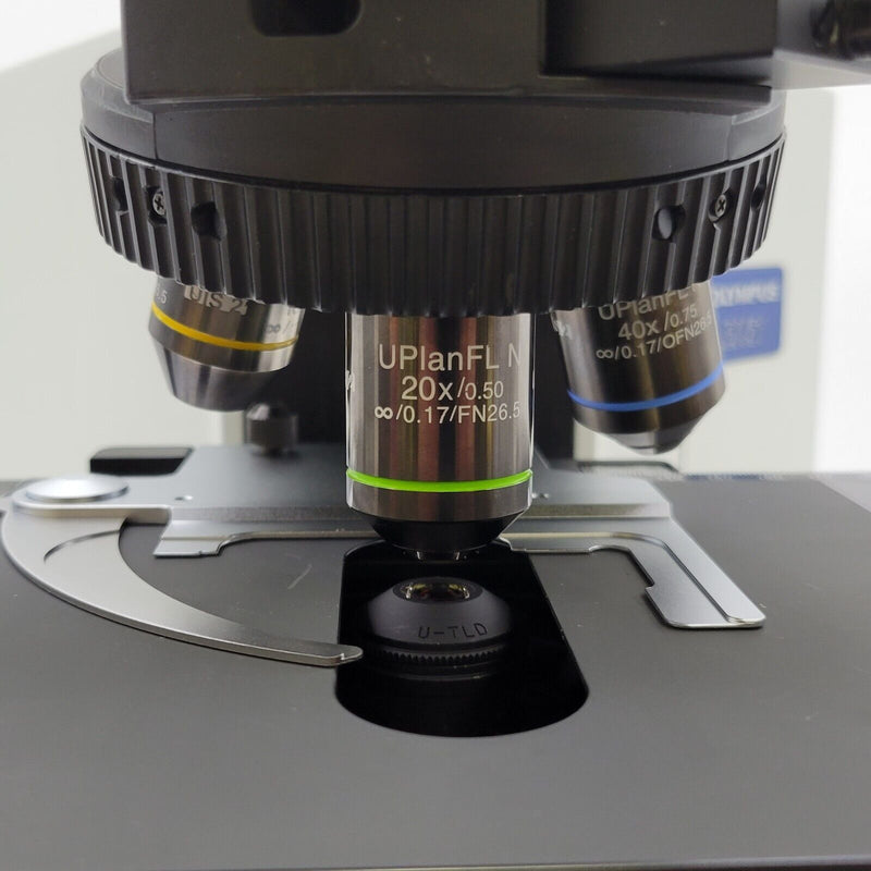 Olympus Microscope BX51 LED with DIC and Fluorite Objectives - microscopemarketplace