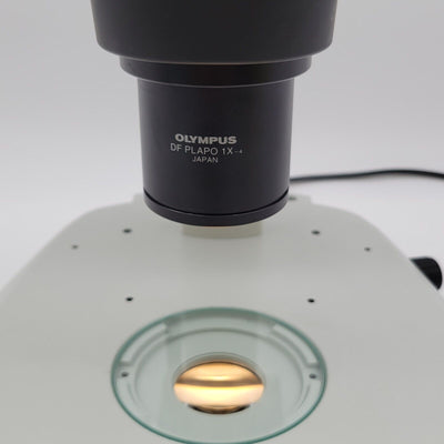 Olympus Stereo Microscope SZX10 with Trinocular Head & Transmitted Light Base - microscopemarketplace