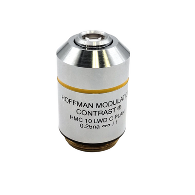 Olympus Hoffman Modulation Optics Microscope Objective HMC 10x LWD C Plan - microscopemarketplace