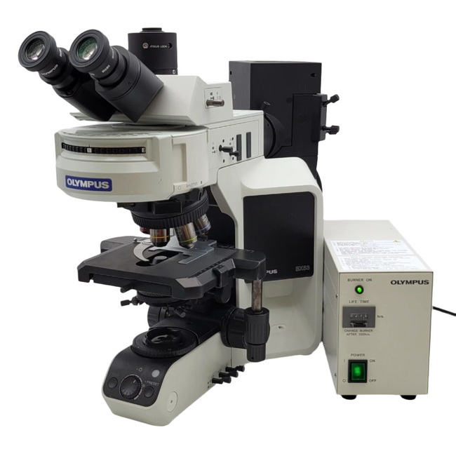 Olympus Microscope BX53 Fluorescence with Trinocular Head - microscopemarketplace