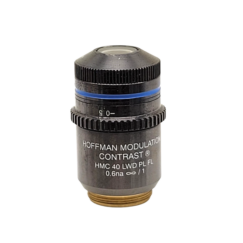 Olympus Hoffman Modulation Optics Microscope Objective HMC 40x LWD PL FL - microscopemarketplace