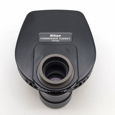 Nikon Microscope Phase Contrast Condenser Turret ELWD 0.3 with Ph1, Ph2, Ph3 - microscopemarketplace