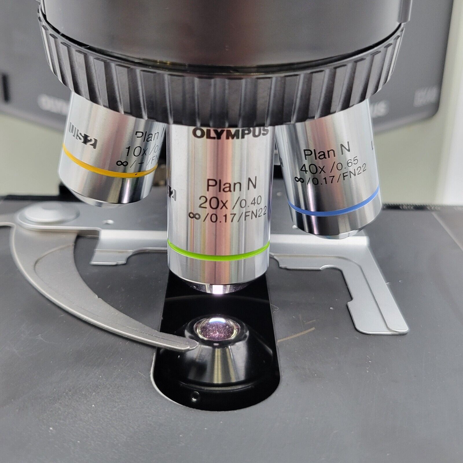 Olympus Microscope BX46 with Front to Back Dual Bridge | 2x for Mohs