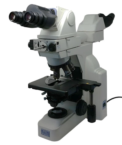 Nikon Microscope Eclipse E400 with Dual Head Bridge - microscopemarketplace