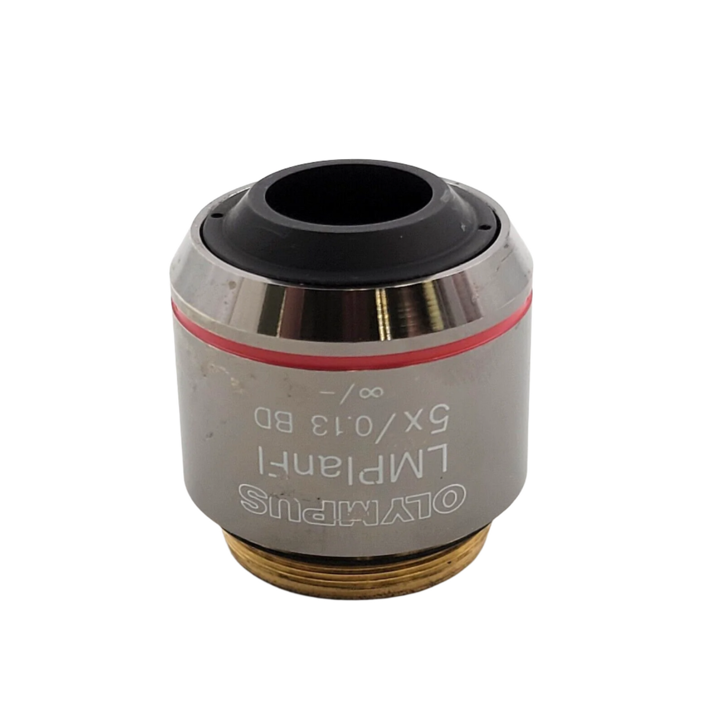 Olympus Microscope Objective LMPlanFl 5x BD Brightfield Darkfield - microscopemarketplace