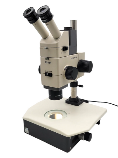 Olympus Stereo Microscope SZH with Phototube and Transmitted Light Base - microscopemarketplace