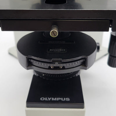Olympus Microscope BX50 with Phase Contrast & Fluorite Objectives - microscopemarketplace