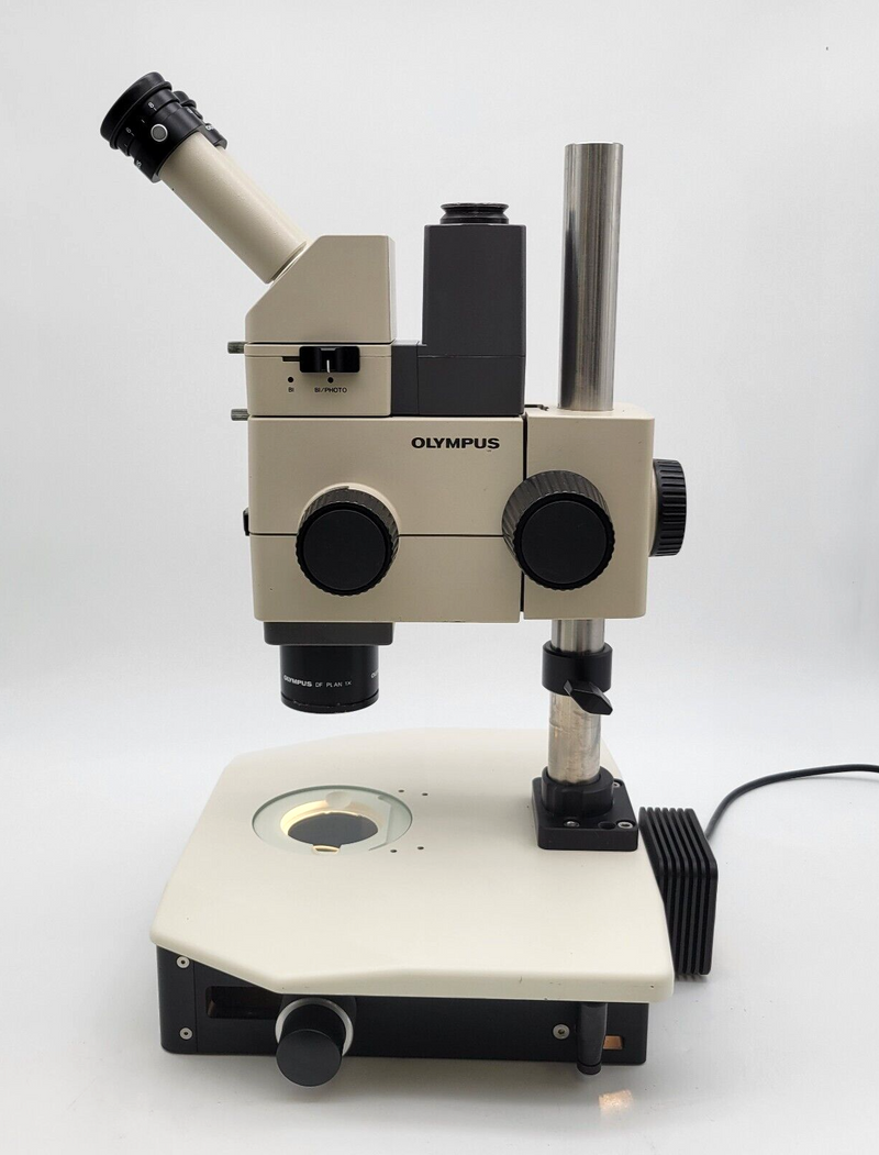 Olympus Stereo Microscope SZH with Phototube and Transmitted Light Base - microscopemarketplace